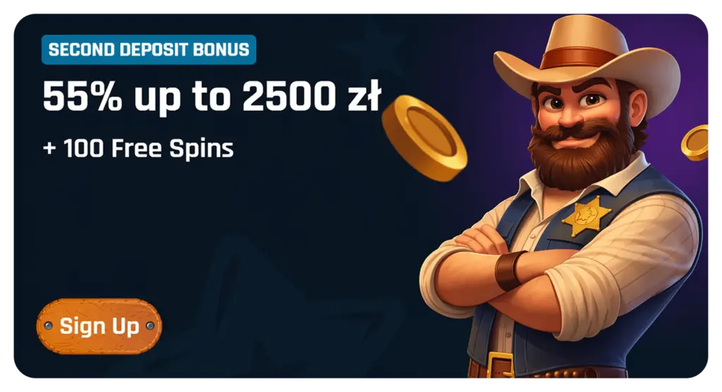 Ringospin Second Deposit Bonus 55 Percent plus 100 Spins